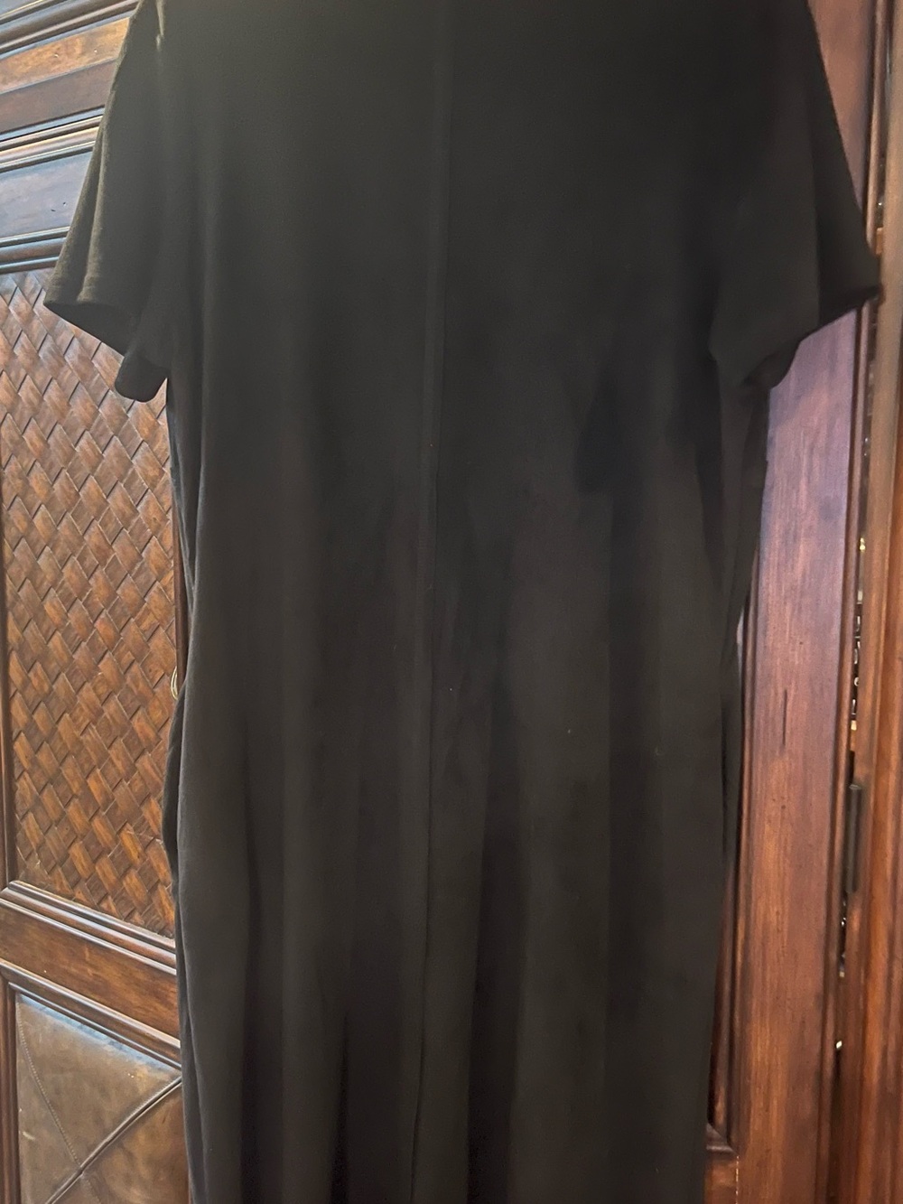 🖤 Joh Boutique Faux Suede Look Shift Dress | NWT | Size Large | Minimalist Chic - Picture 3 of 6